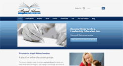 Desktop Screenshot of abigailadamsacademy.com